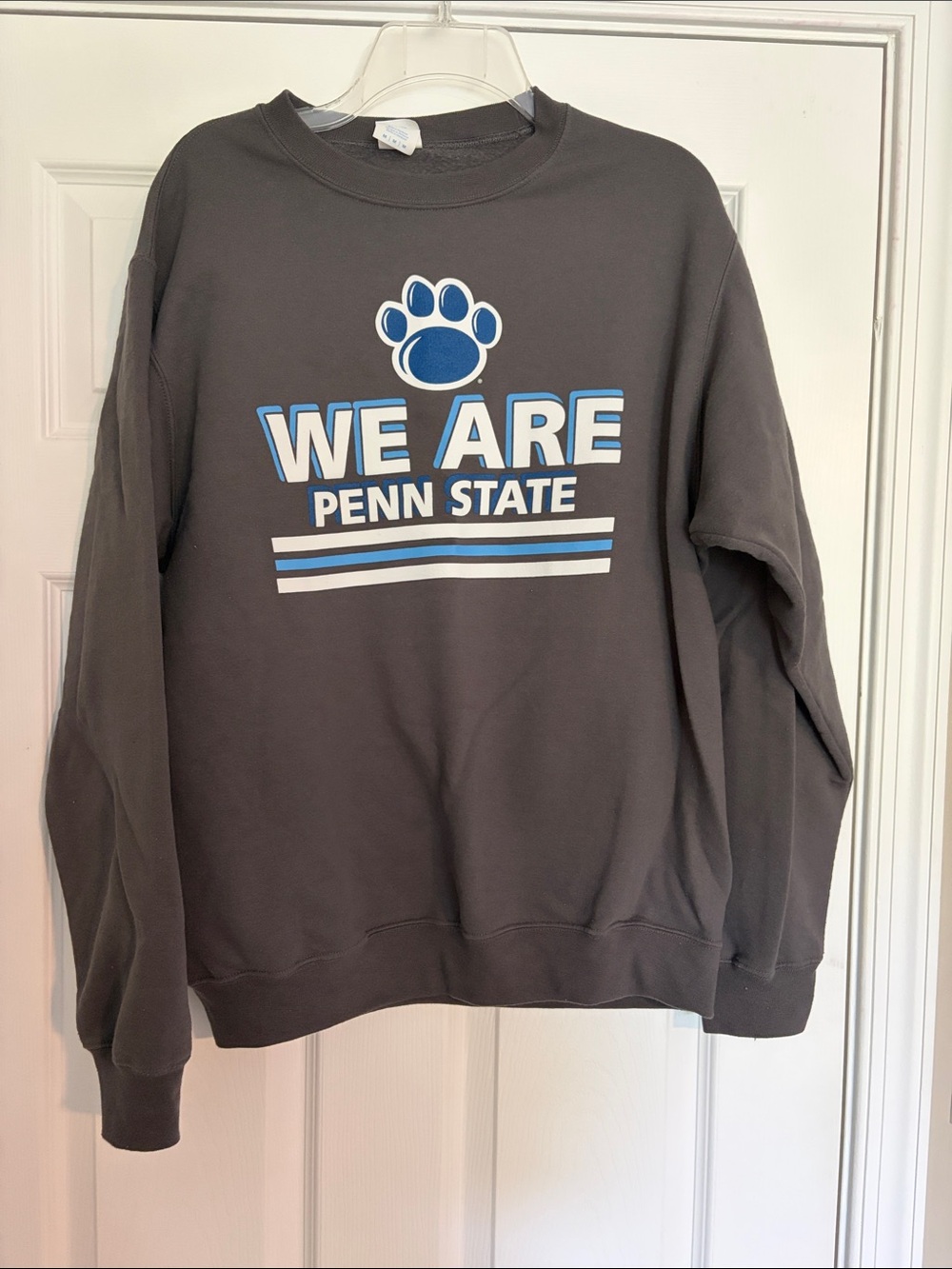 “We Are Penn State” Crewneck Sweatshirt - Charcoal/Blue